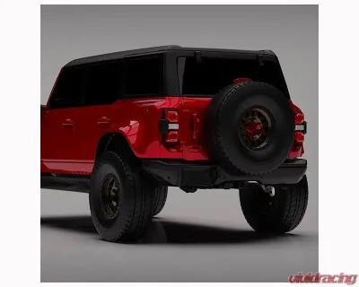 ADV Fiberglass 7.5" Flare 1" Rise Rear Quarter Kit Ford Bronco Raptor 2022-2024 - AFC 195