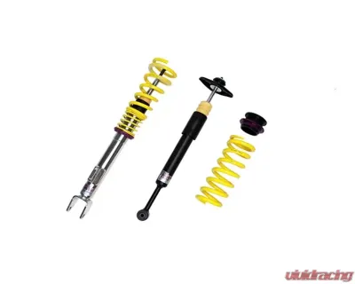 KW Suspension 48.5mm Coilover Kit V1 Audi A4 B9 Sedan 2WD w/o EDC 2017+ - 102100BK