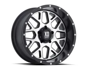 XD XD820 Grenade Wheel 20x9 6x5.5 18mm Satin Black w/Machined Face