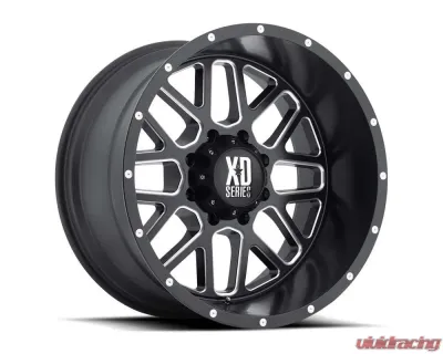 XD XD820 Grenade Wheel 20x9 5x150 0mm Satin Black Milled - XD82029058900US