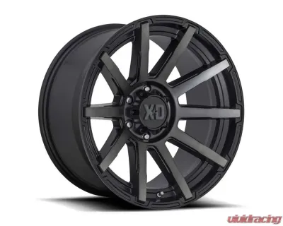XD XD847 Outbreak Wheel 16x8 6x4.5 10mm Satin Black w/Grey Tint - XD84768064410