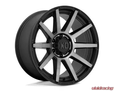 XD XD847 Outbreak Wheel 20x10 5x5.5 12mm Satin Black w/Grey Tint - XD84721085412