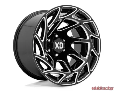 XD XD860 Onslaught Wheel 20x12 8x170 -44mm Gloss Black Milled - XD86021287344N