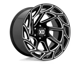XD XD860 Onslaught Wheel 22x12 5x5.0 -44mm Gloss Black Milled