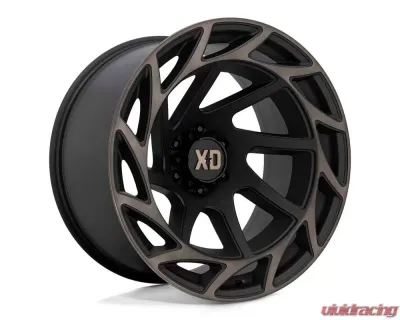 XD XD860 Onslaught Wheel 22x12 8x170 -44mm Satin Black w/Bronze Tint - XD86022287644N