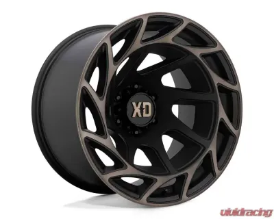 XD XD860 Onslaught Wheel 20x12 6x135 -44mm Satin Black w/Bronze Tint - XD86021263644N