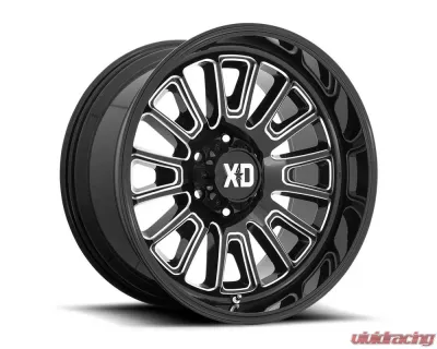 XD XD864 Rover Wheel 22x12 6x135 -44mm Gloss Black Milled - XD86422263344N