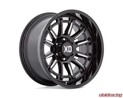 XD XD865 Phoneix Wheel 20x10 5x5.0 -18mm Gloss Black Milled - XD86521050318N
