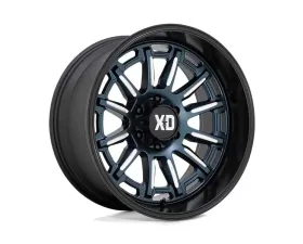 XD XD865 Phoneix Wheel 20x9 6x135 0mm Metallic Blue Milled w/Black Lip