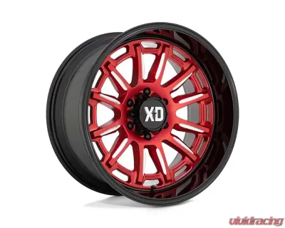 XD XD865 Phoneix Wheel 20x10 6x135 -18mm Candy Red Milled w/Black Lip - XD86521063918N