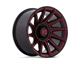 XD XD867 Specter Wheel 20x10 6x5.5 -18mm Gloss Black w/Red Tint