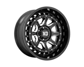 XD XD866 Outlander Wheel 20x10 5x5.0 -18mm Gloss Black Milled