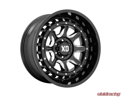 XD XD866 Outlander Wheel 20x10 6x135 -18mm Gloss Black Milled - XD866BE20106318N