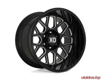 XD Series XD849 Grenade 2 Wheel 20x10 6x135 -18mm Gloss Black Milled - XD84921063318N