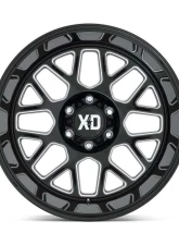 XD Series XD849 Grenade 2 Wheel 20x10 6x135 -18mm Gloss Black Milled                                     - XD84921063318N - Image 4