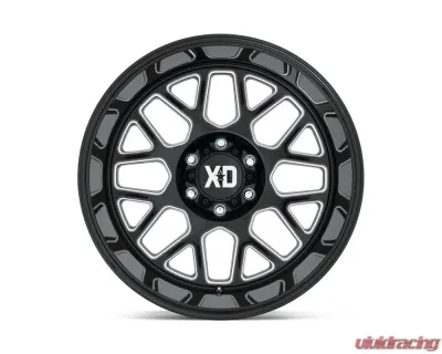 XD Series XD849 Grenade 2 Wheel 20x10 6x135 -18mm Gloss Black Milled - XD84921063318N