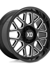 XD Series XD849 Grenade 2 Wheel 20x10 8x165.1 -18mm Gloss Black Milled                                     - XD84921080318N - Image 4