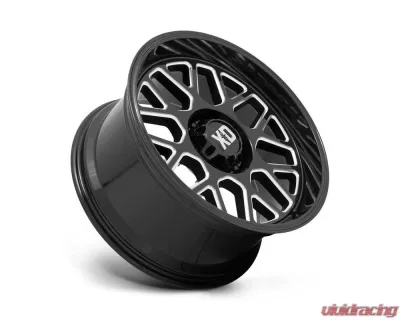 XD Series XD849 Grenade 2 Wheel 20x10 8x165.1 -18mm Gloss Black Milled - XD84921080318N