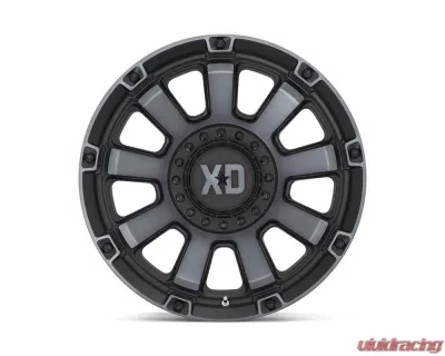 XD Series Gauntlet Wheel 20x10 6X135/5.5 -18mm Satin Black w/Gray Tint - XD85221067418N
