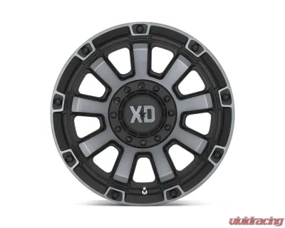 XD Series Gauntlet Wheel 20x9 6X135/5.5 0mm Satin Black w/Gray Tint - XD85229067400