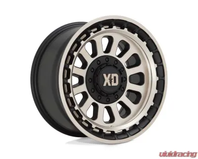 XD XD856 Omega Wheel 17x9 6x4.5/5.5 +18mm Satin Black w/Bronze Tint - XD85679070618