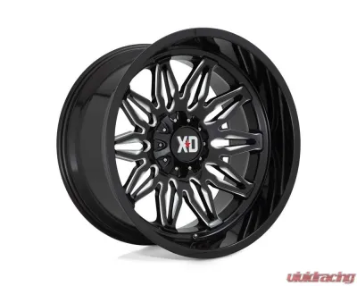 XD Series XD859 Gunner Wheel 22x10 6x135/6x139.7 -18 Gloss Black Milled - XD85922067318N