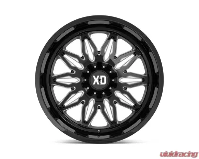 XD Series XD859 Gunner Wheel 22x10 6x135/6x139.7 -18 Gloss Black Milled - XD85922067318N