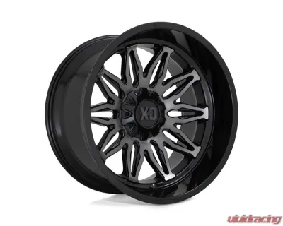 XD Series XD859 Gunner Wheel 22x12 5x127/5x139.7 -44 Gloss Black Machined With Gray Tint - XD85922235444N