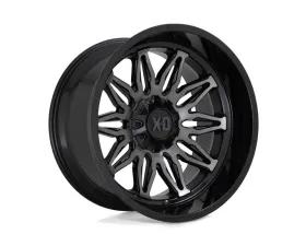 XD Series XD859 Gunner Wheel 22x12 6x135/6x139.7 -44 Gloss Black Machined With Gray Tint
