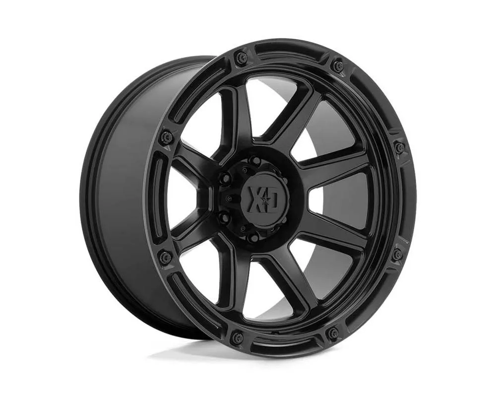 美品HONDA / Unknown(7\") Friday Night Plans XD XD128 Machete 20x9 5x139.7 +18et 108 Machined Face Black