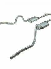 Pypes Exhaust 2.5" 18" Valence Exit w/ X-change Turbo Pro Muffler Pontiac GTO | Oldsmobile 442 1968-1972                                     - SGA16T30 - Image 2