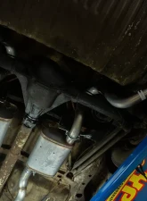 Pypes Exhaust High Tuck 2.5" Crossmember-Back w/ X-Pipe Exhaust System 18" Race Pro Muffler Chevrolet Chevelle 1968-1972                                     - SGA20R30 - Image 4