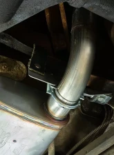 Pypes Exhaust High Tuck 2.5" Crossmember-Back w/ X-Pipe Exhaust System 18" Race Pro Muffler Chevrolet Chevelle 1968-1972                                     - SGA20R30 - Image 7