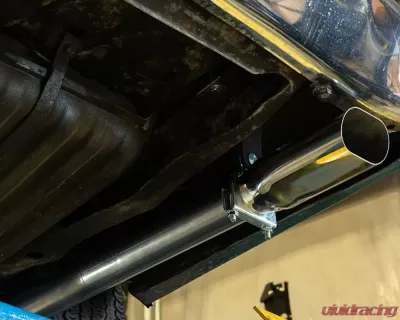 Pypes Exhaust High Tuck 2.5" Crossmember-Back w/ X-Pipe Exhaust System 18" Race Pro Muffler Chevrolet Chevelle 1968-1972 - SGA20R30