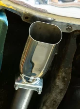 Pypes Exhaust High Tuck 2.5" Crossmember-Back w/ X-Pipe Exhaust System 18" Race Pro Muffler Chevrolet Chevelle 1968-1972                                     - SGA20R30 - Image 9