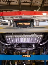 Pypes Exhaust 2.5" Crossmember-Back Valance Exit w/ H-Pipe Exhaust System Race Pro Muffler Oldsmobile 442 1968-1972                                     - SGA48R - Image 11