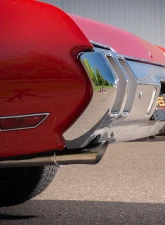 Pypes Exhaust 2.5" Crossmember-Back Valance Exit w/ H-Pipe Exhaust System Race Pro Muffler Oldsmobile 442 1968-1972                                     - SGA48R - Image 12