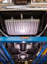 Pypes Exhaust 2.5" Crossmember-Back Valance Exit w/ H-Pipe Exhaust System Race Pro Muffler Oldsmobile 442 1968-1972                                     - SGA48R - Image 8