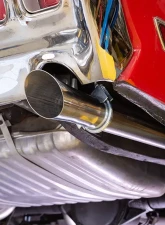 Pypes Exhaust 2.5" Crossmember-Back Valance Exit w/ H-Pipe Exhaust System Race Pro Muffler Oldsmobile 442 1968-1972                                     - SGA48R - Image 10