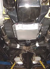 Pypes Exhaust 2.5" Crossmember-Back Exhaust System w/ H-Bomb H-Pipe Turbo Pro Muffler Chevrolet Nomad (Wagon) 1955-1957                                     - SGC46T - Image 2