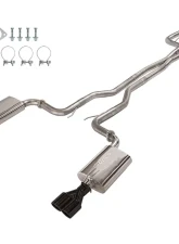 Pypes Exhaust 2.5" Stainless Steel Catback Violator Exhaust System w/ Black Quad Tips - 14" Muffler Pontiac G8 2008-2009                                     - SGG63VB - Image 9