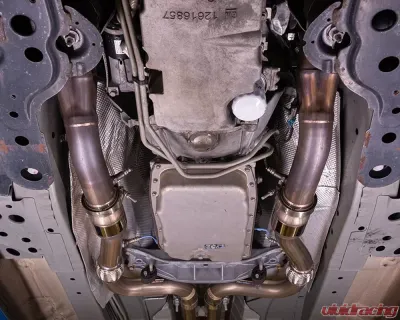 Pypes Exhaust 2.5" Stainless Steel Catback Violator Exhaust System w/ Black Quad Tips - 14" Muffler Pontiac G8 2008-2009 - SGG63VB