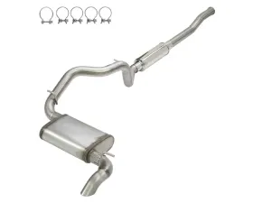 Pypes Exhaust High Ground Clearance Quiet Catback Exhaust Kit w/ Street Pro Muffler Jeep Wrangler JL 2018-2024
