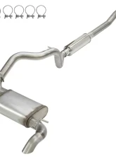 Pypes Exhaust High Ground Clearance Quiet Catback Exhaust Kit w/ Street Pro Muffler Jeep Wrangler JL 2018-2024                                     - SJJ25SQ - Image 9