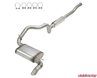 Pypes Exhaust High Ground Clearance Quiet Catback Exhaust Kit w/ Street Pro Muffler Jeep Wrangler JL 2018-2024 - SJJ25SQ
