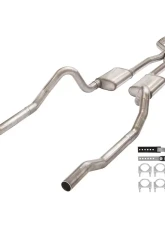 Pypes Exhaust 3" Crossmember-Back Exhaust System w/ H-Pipe & Violator Mufflers Mopar B-Body 1966-1974                                     - SMB43V - Image 11