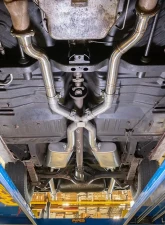 Pypes Exhaust 3" Crossmember-Back Exhaust System w/ H-Pipe & Violator Mufflers Mopar B-Body 1966-1974                                     - SMB43V - Image 4