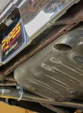 Pypes Exhaust 3" Crossmember-Back Exhaust System w/ H-Pipe & Violator Mufflers Mopar B-Body 1966-1974                                     - SMB43V - Image 10