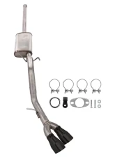 Pypes Exhaust Catback Exhaust System w/ Street Pro Muffler & Black Tips Toyota Tacoma 4.0L 2005-2015                                     - STT20SB - Image 2