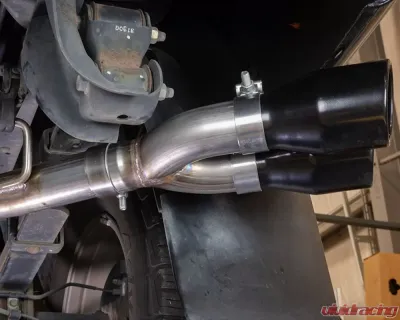 Pypes Exhaust Catback Exhaust System w/ Street Pro Muffler & Black Tips Toyota Tacoma 4.0L 2005-2015 - STT20SB
